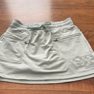 Adidas Women's Mint Green Golf Mini Skirt skort